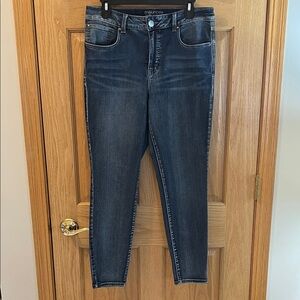 Maurices - Women's Deep Indigo Skinny Jeans - 12 Short